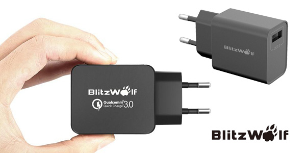 Cargador USB de pared BlitzWolf BW-S5 QC3.0 chollazo en Banggood