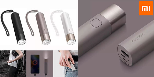 Linterna powerbank Xiaomi Solove X3 barata