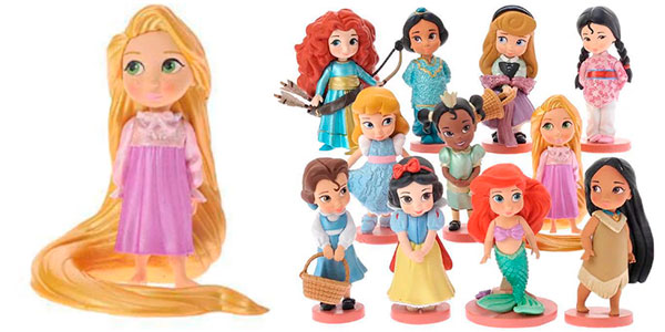 Pack de 11 mini figuras de princesas Disney barato