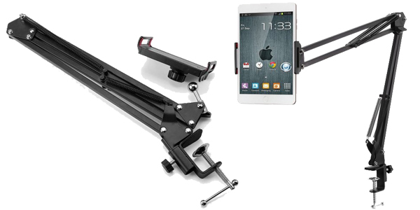 Soporte-brazo de metal articulado para tablet chollazo en Gearbest