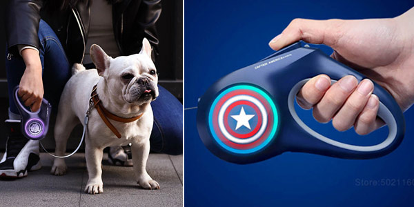 Correa para perros Xiaomi Mijia Petkit Marvel Avengers chollo en AliExpress