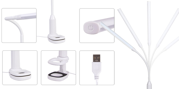 Lámpara LED de escritorio Anpro USB con intensidad ajustable chollazo en AliExpress