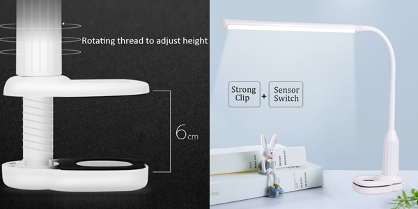 Lámpara LED de escritorio Anpro USB con intensidad ajustable chollo en AliExpress