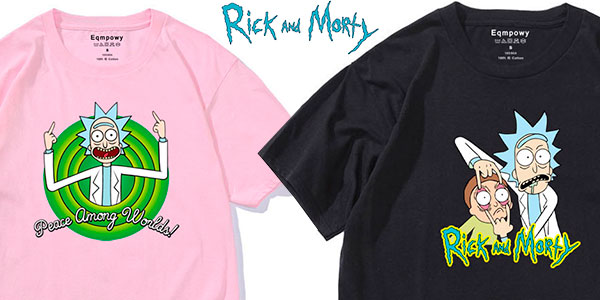 Camisetas Rick & Morty de algodón baratas