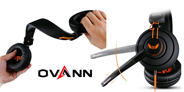 Auriculares gaming Ovann X7 con micrófono baratos
