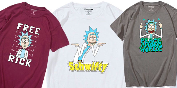 Chollo Camiseta de manga corta Rick & Morty