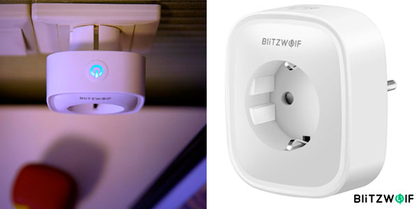 Enchufe inteligente BlitzWolf BW-SHP2 con Wi-Fi barato