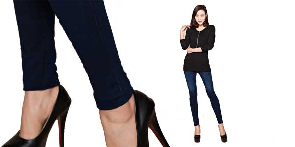 Leggings Doves Show estilo jeans para mujer chollazo en AliExpress