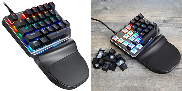 Mini teclado mecánico Motospeed K27 para gaming barato