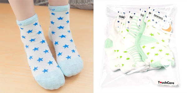Pack 5 pares de calcetines para niños 100% algodón
