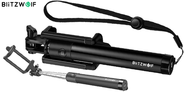 Palo Selfie BlitzWolf BW-BS6 con disparador Bluetooth chollazo en BangGood