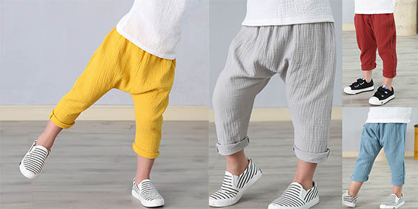 Pantalones de lino para niño