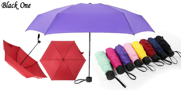 Mini paraguas plegable barato en AliExpress