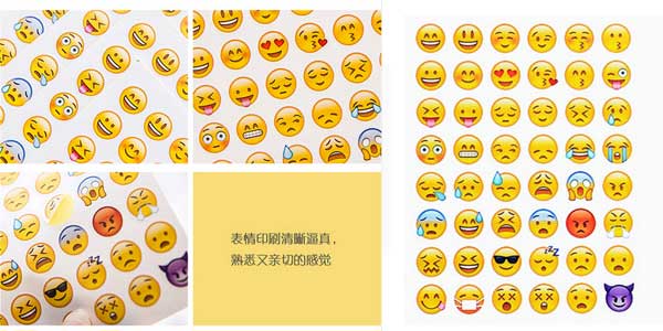 Pegatinas de emojis Lolede chollo en AliExpress