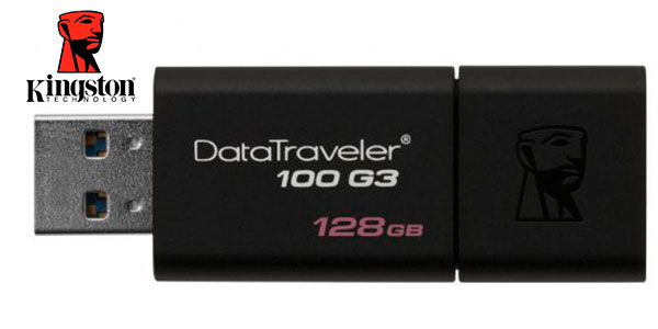 Pendrive Kingston DataTraveler 100 G3 de 128 GB barato