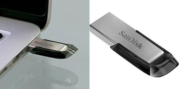Pendrive SanDisk Ultra Flair de 64 GB barato