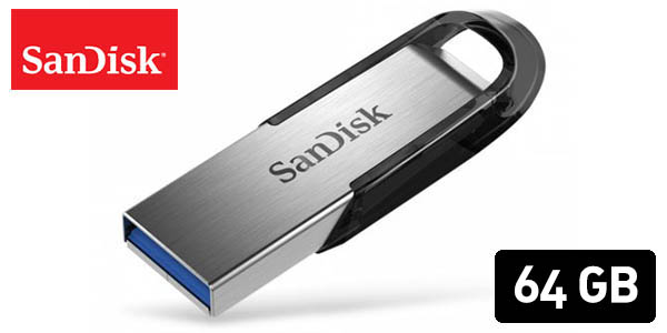 Pendrive SanDisk Ultra Flair de 64 GB USB 3.0