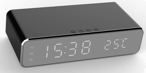 Reloj despertador con cargador inalámbrico barato