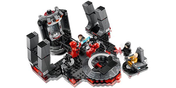 Sala del trono de Snoke de Star Wars estilo LEGO barata