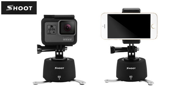 Trípode Shoot para grabación 360º para smartphone o cámaras deportivas en AliExpress