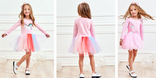 Selección de vestidos para niña chollo en AliExpress